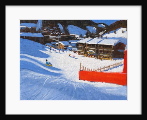Skiing; La Clusaz, France, 2011 by Andrew Macara