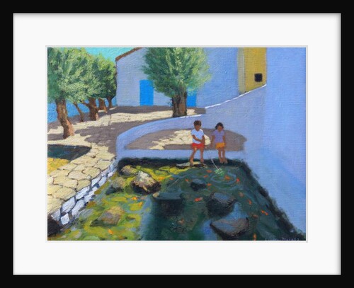 Fish pond, Milos, Greece, 2017 by Andrew Macara