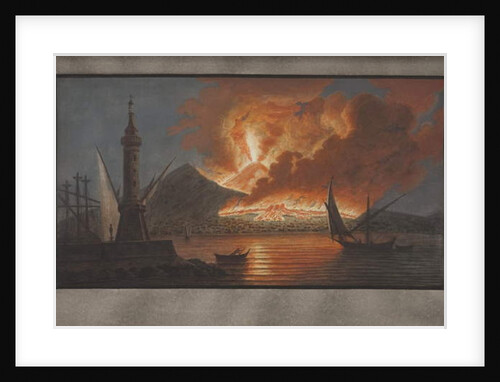 Plate VI from 'Campi Phlegraei: Observations of the Volcanoes of the two Sicilies' by William Hamilton, 1776 by Pietro Fabris