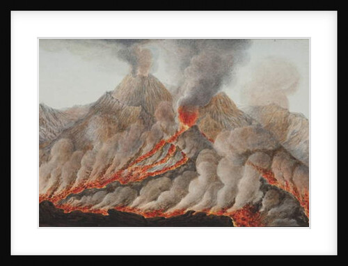 Plate X from 'Campi Phlegraei: Observations of the Volcanoes of the two Sicilies' by William Hamilton, 1776 by Pietro Fabris