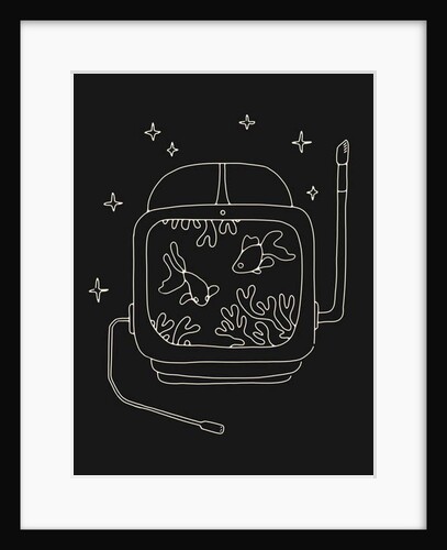 Astronaut Helmet in Water, 2019 by Florent Bodart