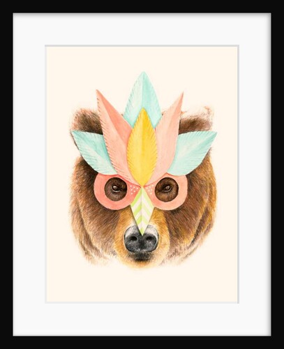 The Bear with the Paper Mask, 2017 by Florent Bodart