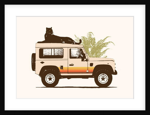 Black Panther on Car by Florent Bodart