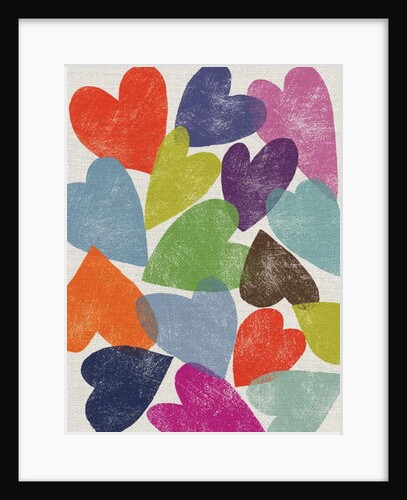 Printed Hearts, 2018 by Jenny Frean
