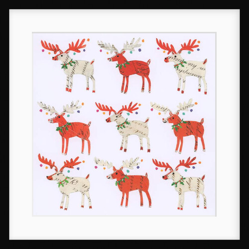Nine Document Reindeer, 2018 by Sarah Battle