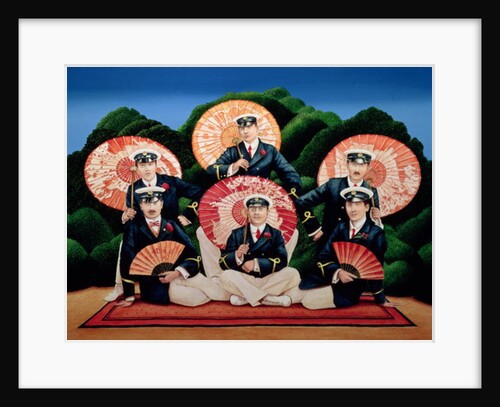 Sailors with Umbrellas, 1995 by Anthony Southcombe