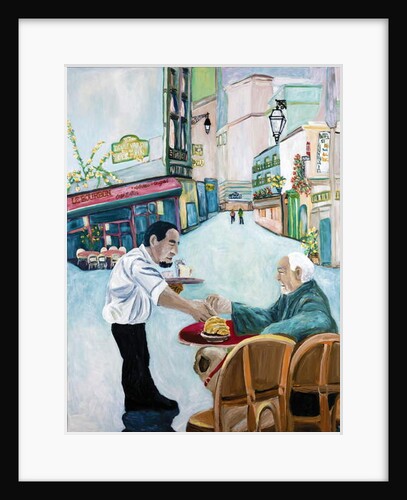 Cafe St. Germain, 2017 by Deborah Eve Alastra