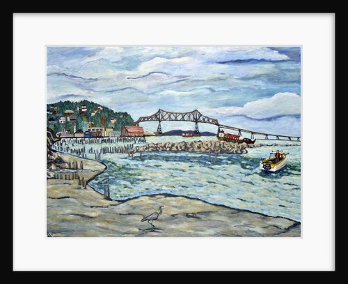 Astoria Heron, 2018 by Deborah Eve Alastra