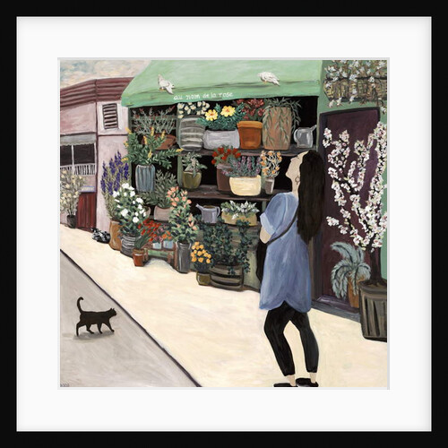 Flower Shop St. Germain, 2018 by Deborah Eve Alastra