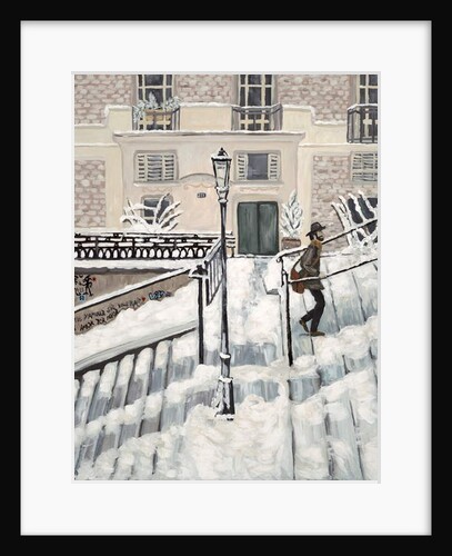 Montmartre Snow, 2017 by Deborah Eve Alastra