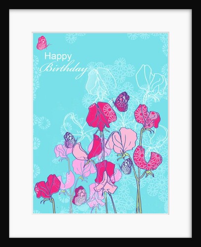 Birthday Sweet Peas, 2013 by Anna Platts