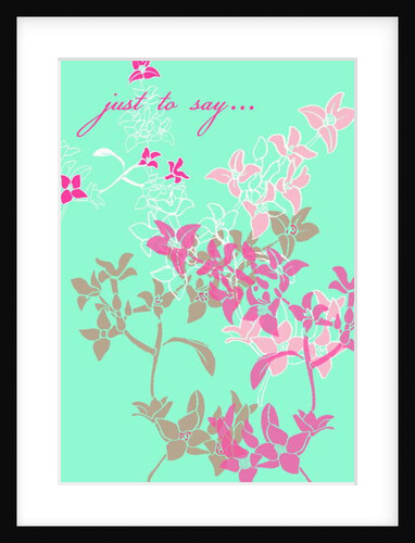 Just to say, 2013 by Anna Platts