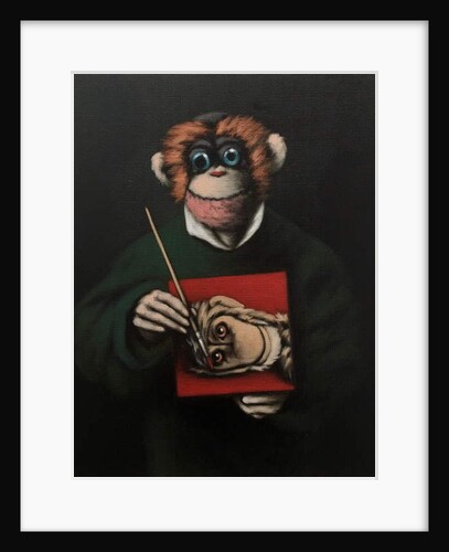 Monkey Painter, 2005 by Peter Jones