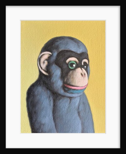 Mauve Monkey on Yellow, 2006 by Peter Jones