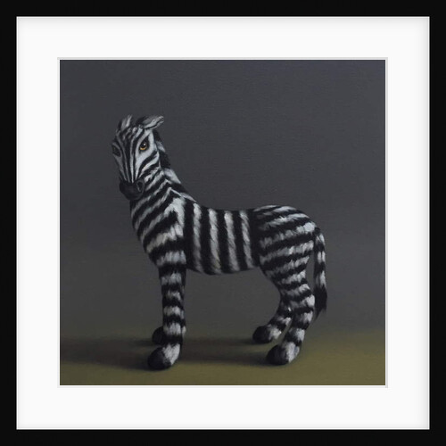 Zebra - After Stubbs, 2018 by Peter Jones