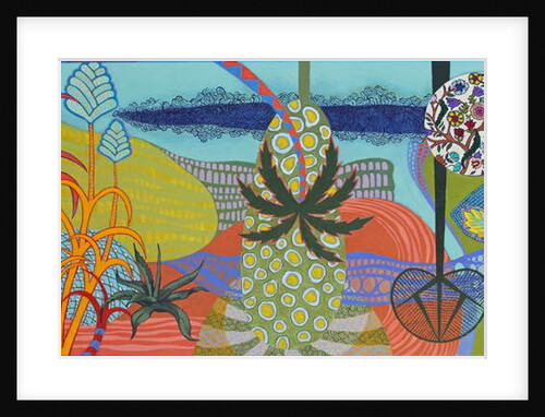 Ribbon Sky Flowering Moon, 2017 by Frances Ferdinands