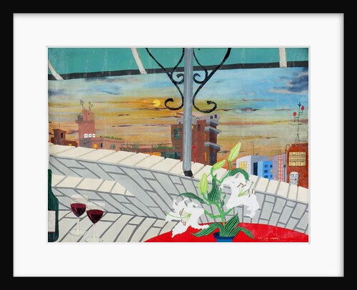 Lily with company, 2008 by Timothy Nathan Joel