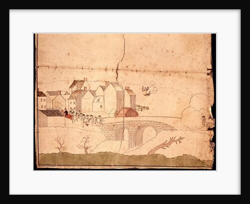 The Battle of Lexington and Concord by American School