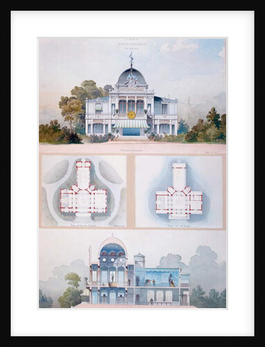 The Pavilion of Photography at Paris Exposition Universelle in 1867, c.1867 by French School