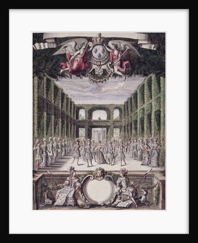 Dance in a Formal Garden by French School