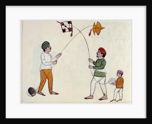 Flying Kites, c.1890 by Punjabi School