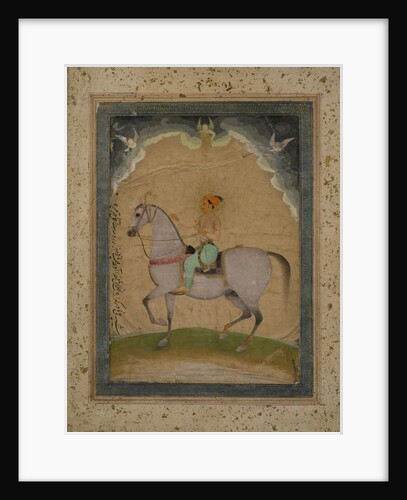 An equestrian portrait of Prince Dara Shikoh as a young man, 1640 by Chitarman Chitarman