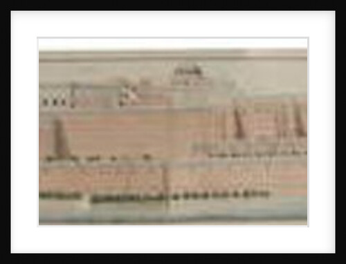 Panorama of the fort of Agra, 1815 by Persian School