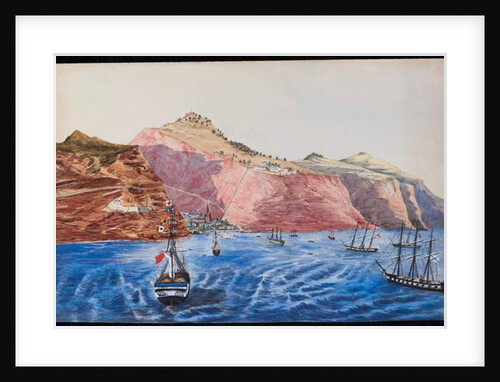View of Jamestown, St. Helena, c.1850 by Unknown Artist