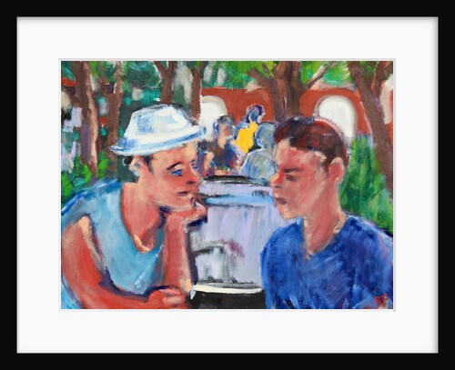 Conversation in the Park, 2019 by Richard H. Fox