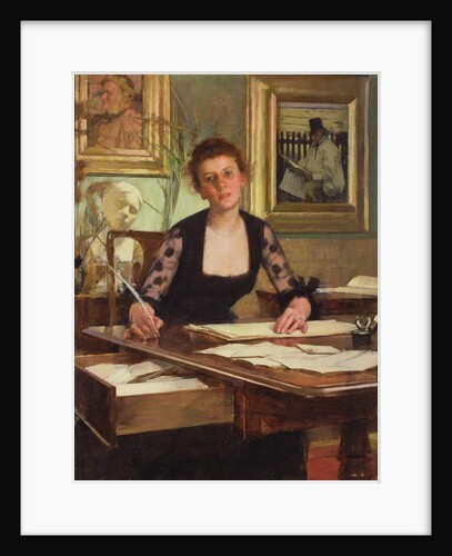 Portrait of the Artist's Wife by Henry Herbert La Thangue