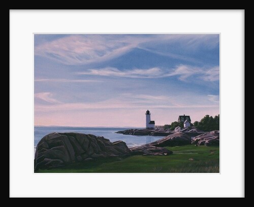 Squam Light Evening, 2014 by David Arsenault