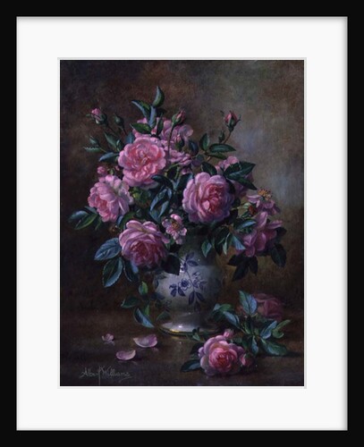 A Medley of Pink Roses by Albert Williams