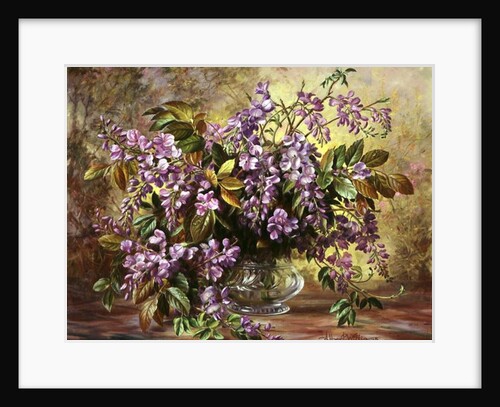 Enchanting Junetide Wisteria by Albert Williams