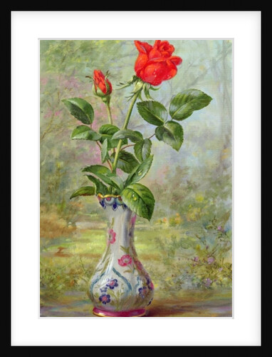The Crimson Rose, a Messenger of Love by Albert Williams