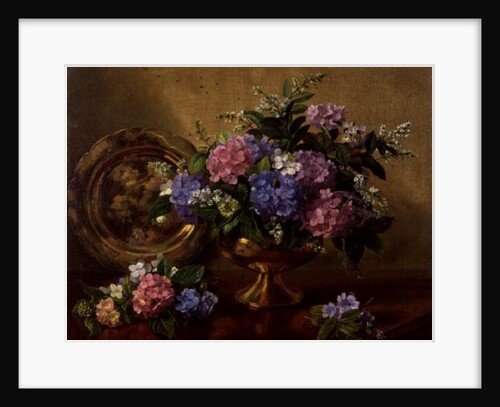 AB2112 Hydrangeas and Lilacs by Albert Williams