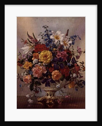 PB/268 Vase of Flowers in a Porcelain Jug by Albert Williams