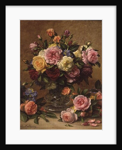 A Cluster of Victorian Roses by Albert Williams