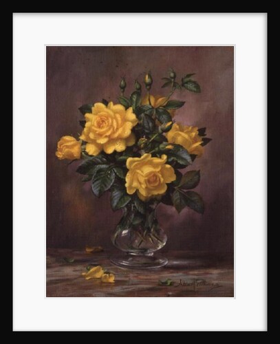AB/303 Radiant Yellow Roses by Albert Williams