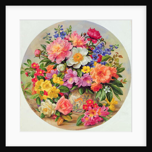 A/405/C Garden Flowers of July by Albert Williams