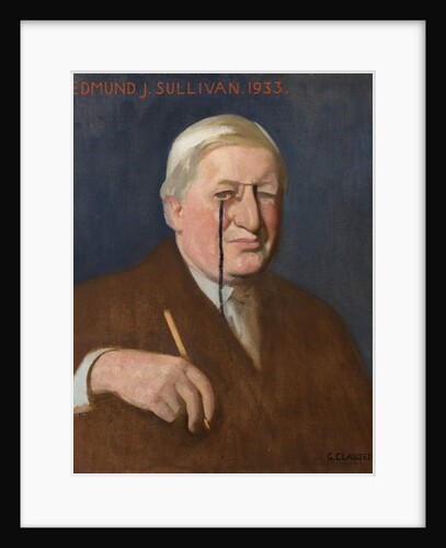 Portrait of Edmund J. Sullivan, 1933 by George Clausen
