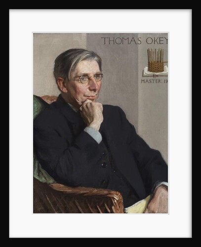 Portrait of Thomas Okey, Master of the Art Workers Guild, 1914 by George Clausen