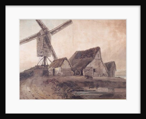 The Old Mill at Stanstead, Essex by Thomas Girtin