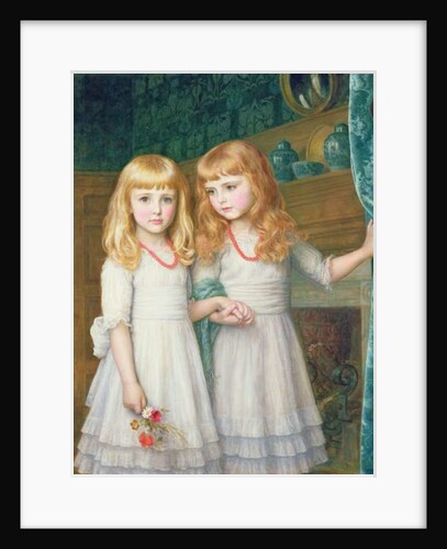 Marjorie and Lettice Wormald by Arthur Hughes
