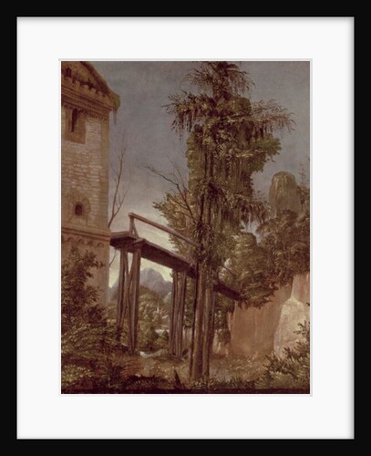 Landscape with a Footbridge by Albrecht Altdorfer