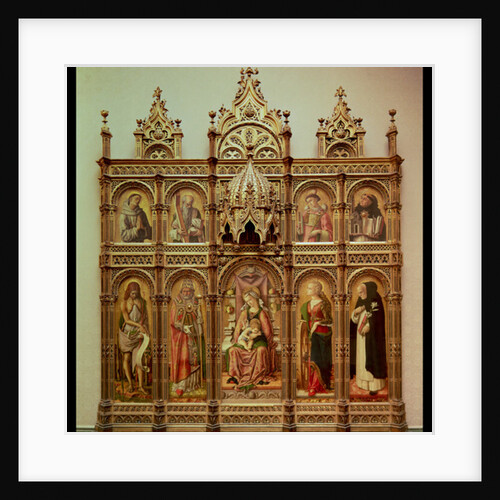 The Demidoff Altarpiece, 1476 by Carlo Crivelli