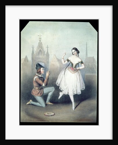 La Esmeralda: Carlotta Grisi & Jules Perrot by Augustus Jules Bouvier