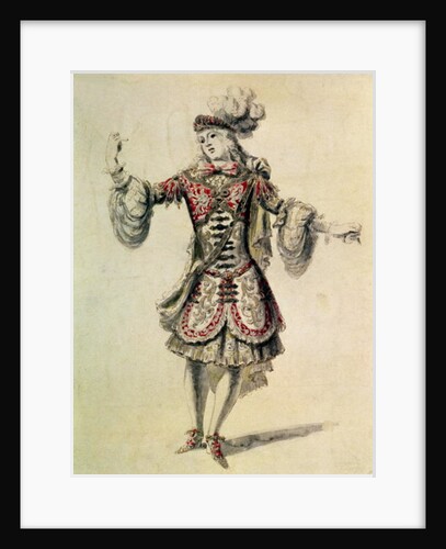 Costume design for a male dancer, c.1681 by Jean Derain