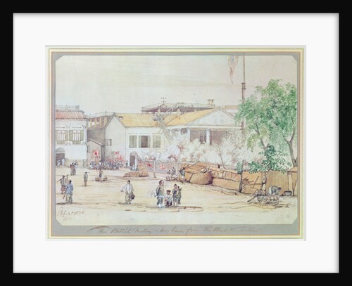 The British Factory on Hog Lane, Canton, 1838 by Werner Varnham