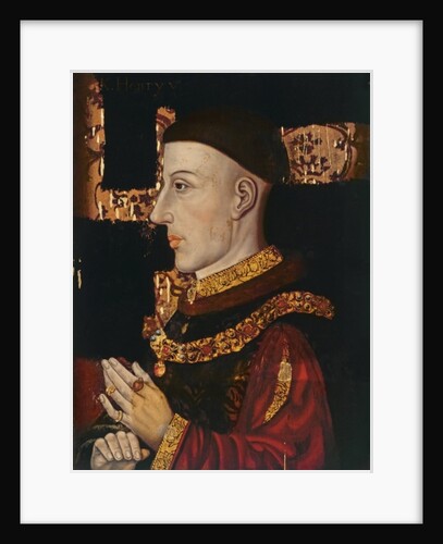 Portrait of Henry V by School English