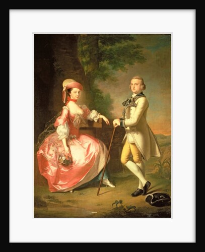 Sir John Pole, 5th Baronet, and his Wife, Elizabeth, 1755 by Thomas Hudson